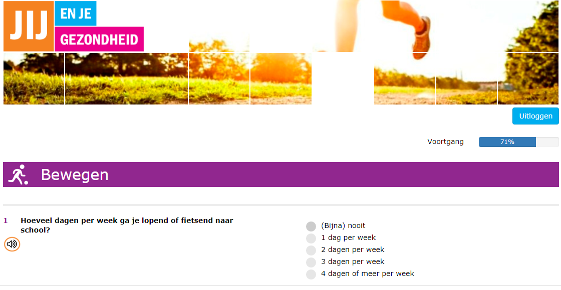 Leerlingvragenlijst – Jij en je Gezondheid